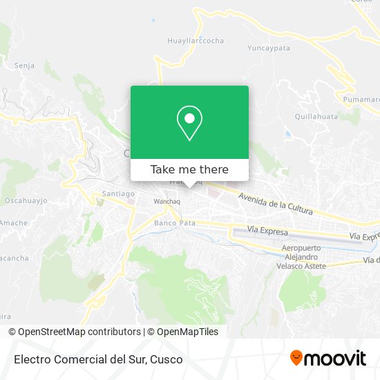 Mapa de Electro Comercial del Sur