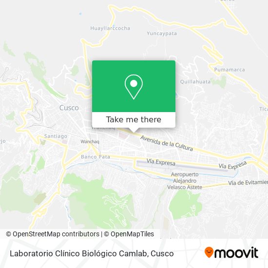 Laboratorio Clínico Biológico Camlab map