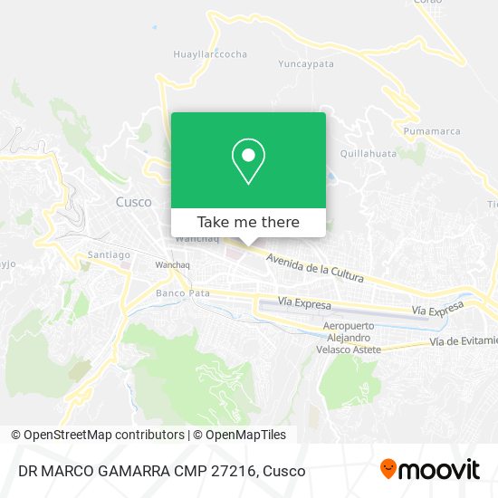 DR MARCO GAMARRA CMP 27216 map