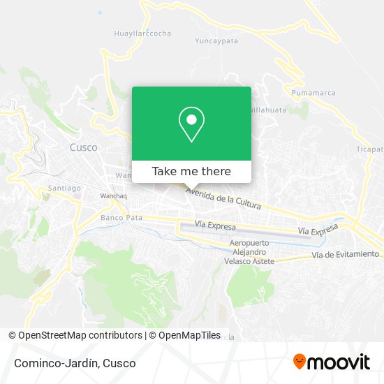 Cominco-Jardín map