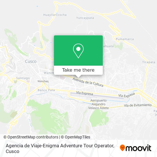 Agencia de Viaje-Enigma Adventure Tour Operator map
