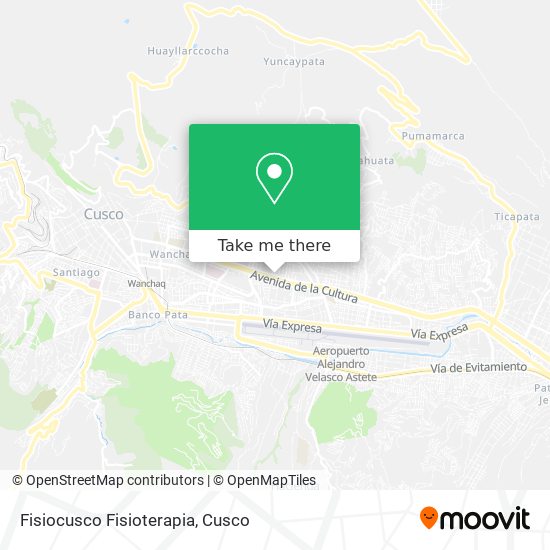 Fisiocusco Fisioterapia map