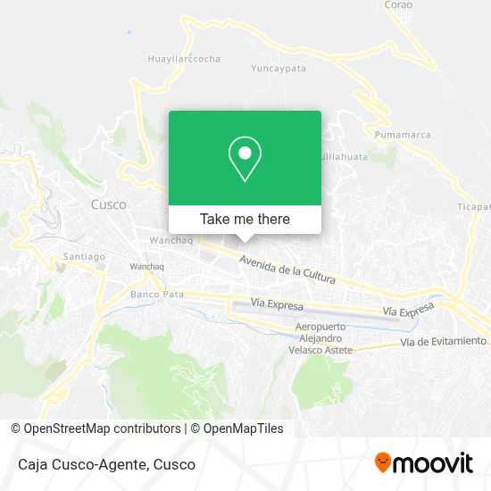 Caja Cusco-Agente map