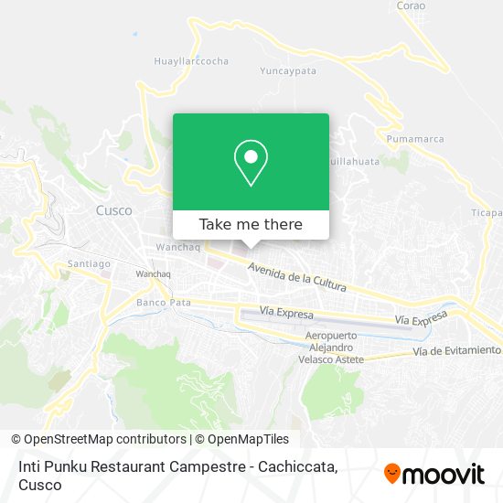 Inti Punku Restaurant Campestre - Cachiccata map