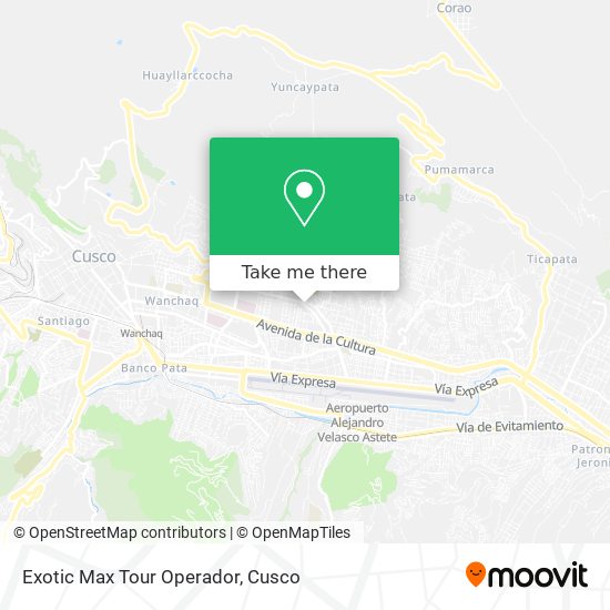 Mapa de Exotic Max Tour Operador