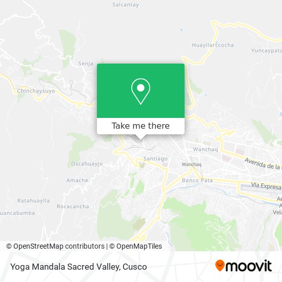 Yoga Mandala Sacred Valley map