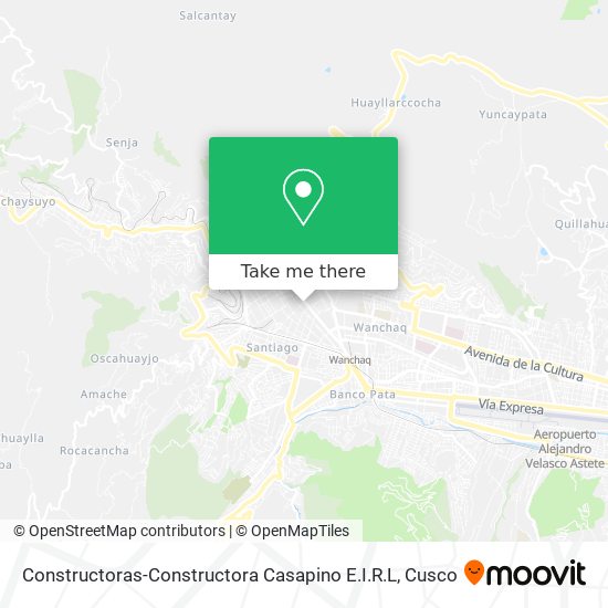 Constructoras-Constructora Casapino E.I.R.L map