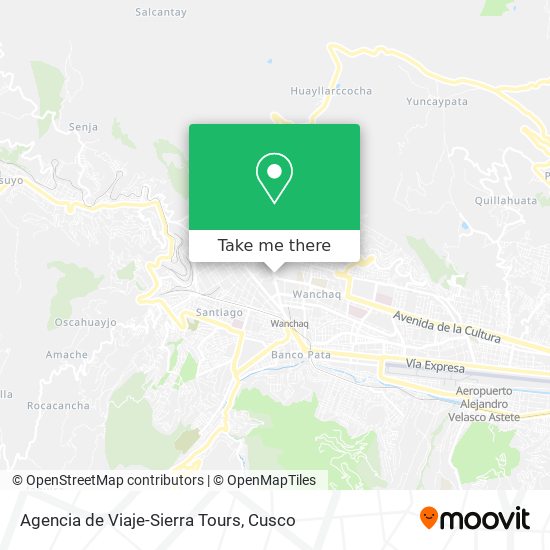 Agencia de Viaje-Sierra Tours map