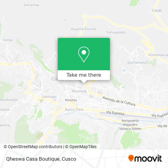 Qheswa Casa Boutique map