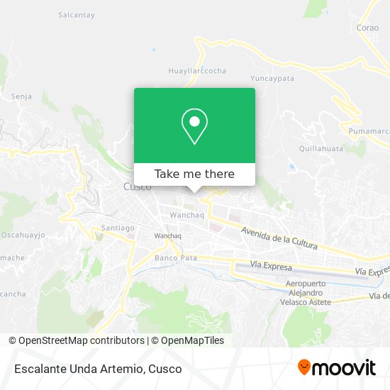 Escalante Unda Artemio map
