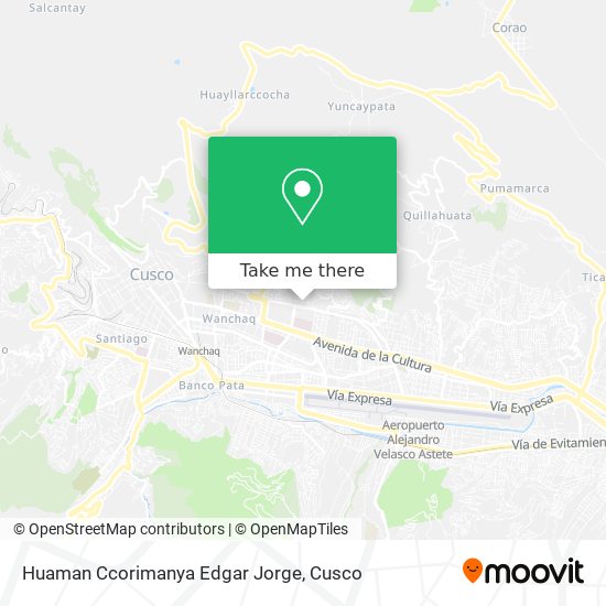 Huaman Ccorimanya Edgar Jorge map