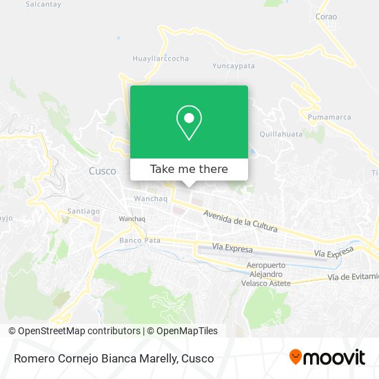 Romero Cornejo Bianca Marelly map