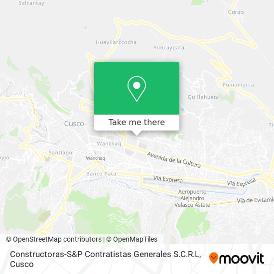 Constructoras-S&P Contratistas Generales S.C.R.L map