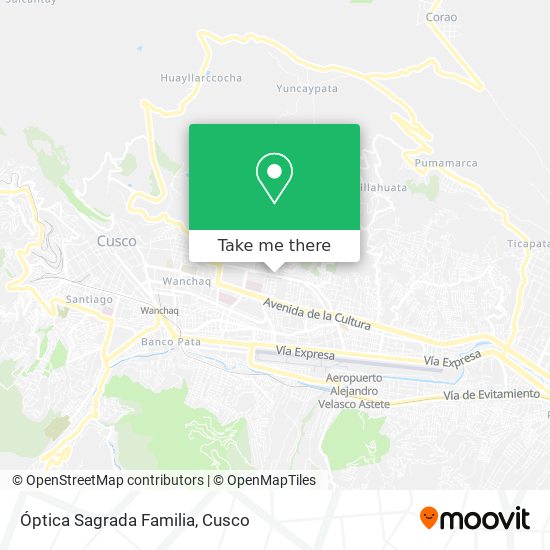 Óptica Sagrada Familia map