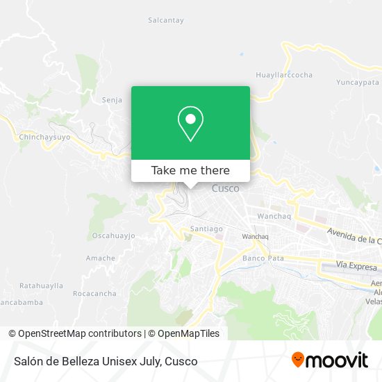 Salón de Belleza Unisex July map