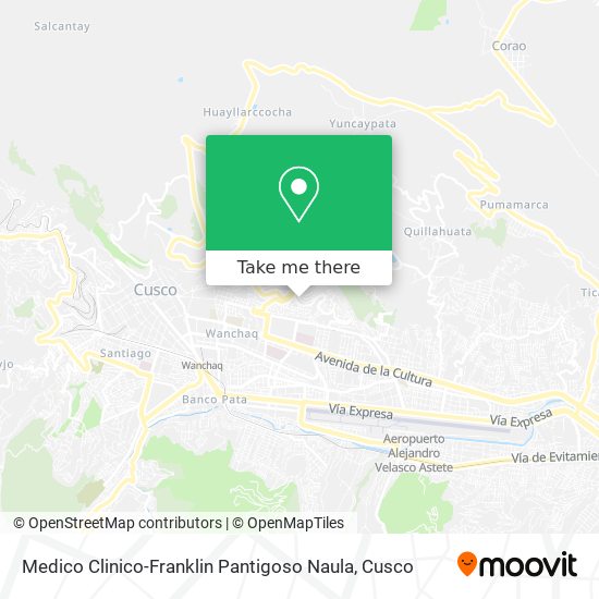 Medico Clinico-Franklin Pantigoso Naula map