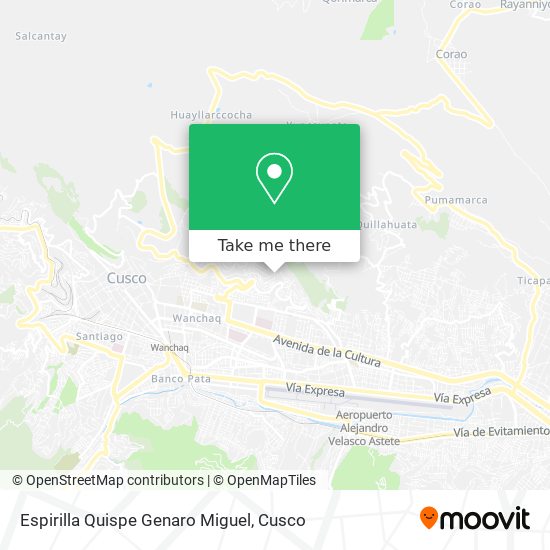 Espirilla Quispe Genaro Miguel map