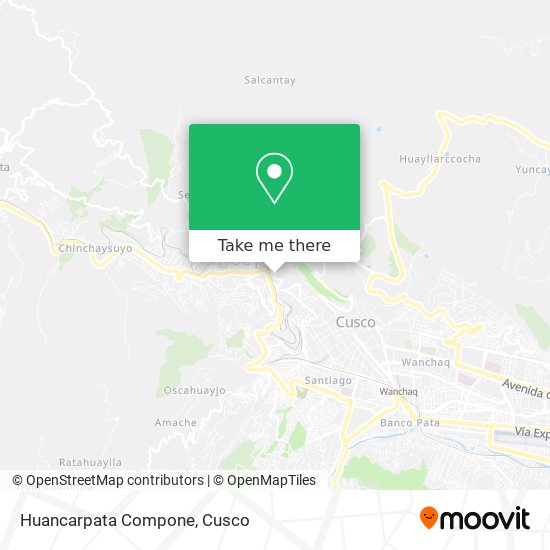 Huancarpata Compone map
