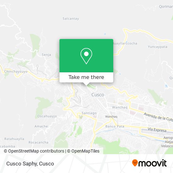 Cusco Saphy map