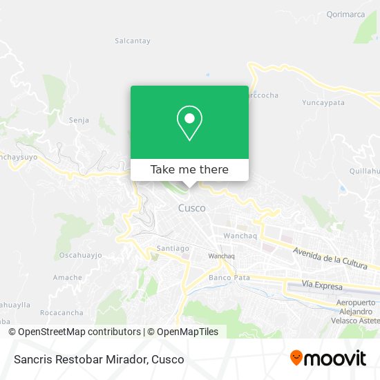 Sancris Restobar Mirador map