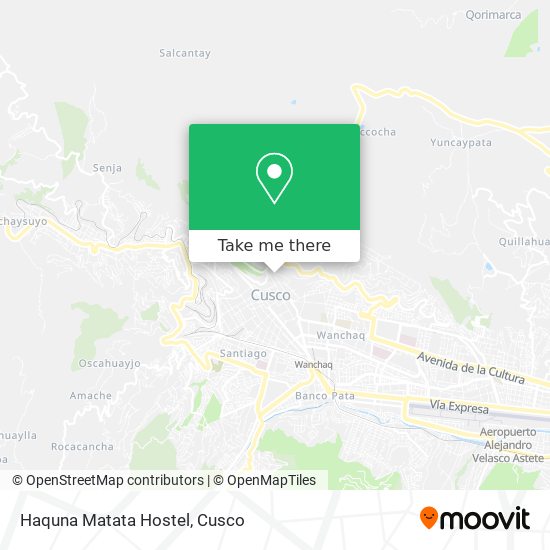 Mapa de Haquna Matata Hostel