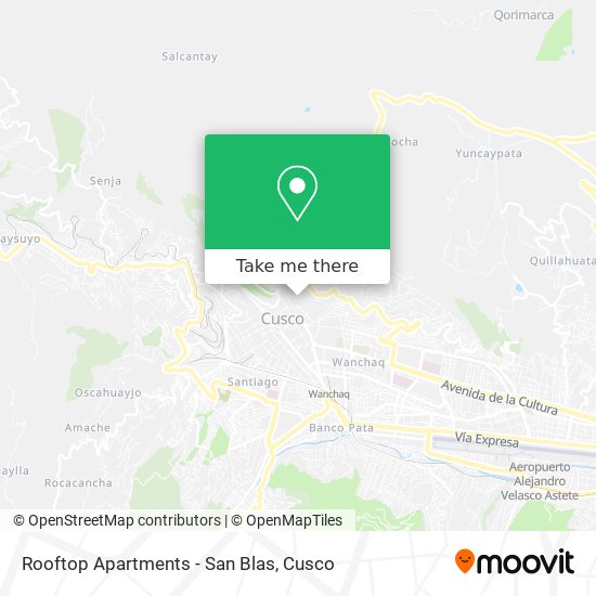 Rooftop Apartments - San Blas map
