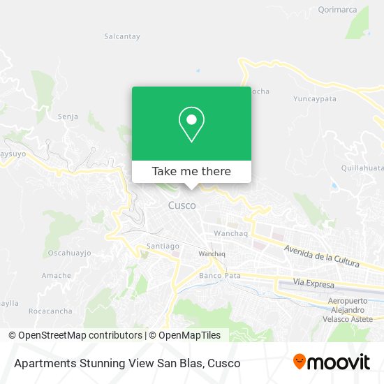 Mapa de Apartments Stunning View San Blas