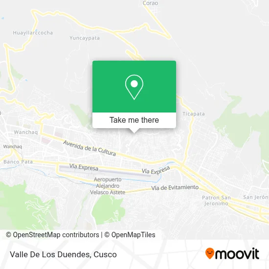 Valle De Los Duendes map