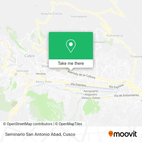 Seminario San Antonio Abad map