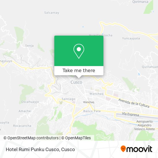 Hotel Rumi Punku Cusco map