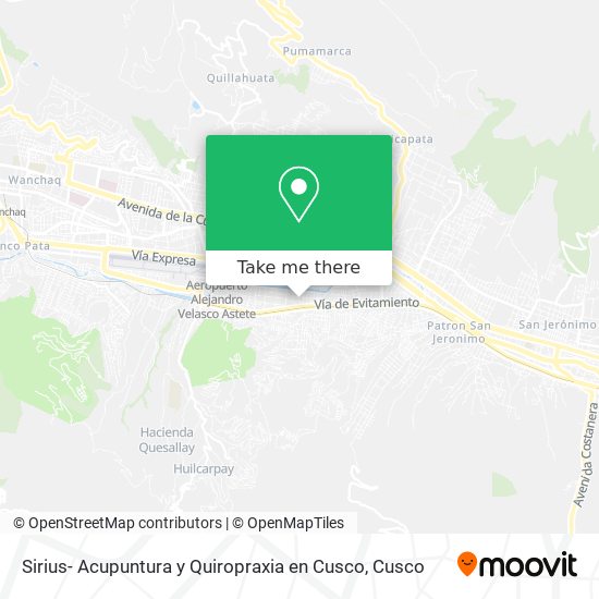 Sirius- Acupuntura y Quiropraxia en Cusco map
