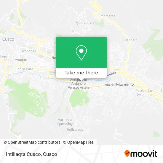 Intillaqta Cusco map