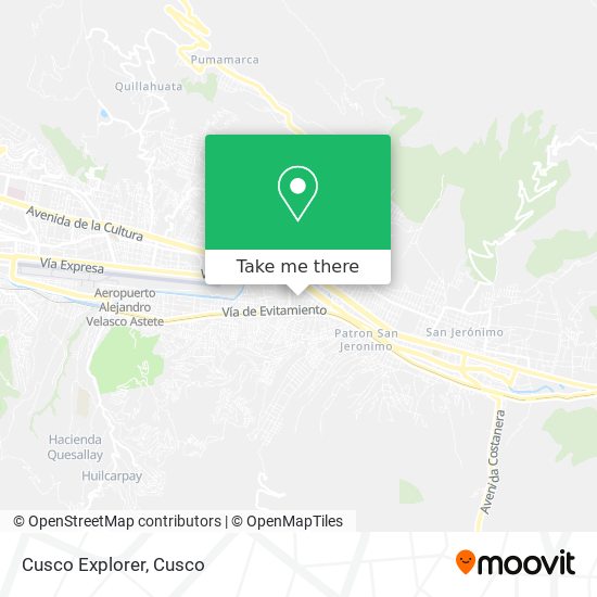 Cusco Explorer map
