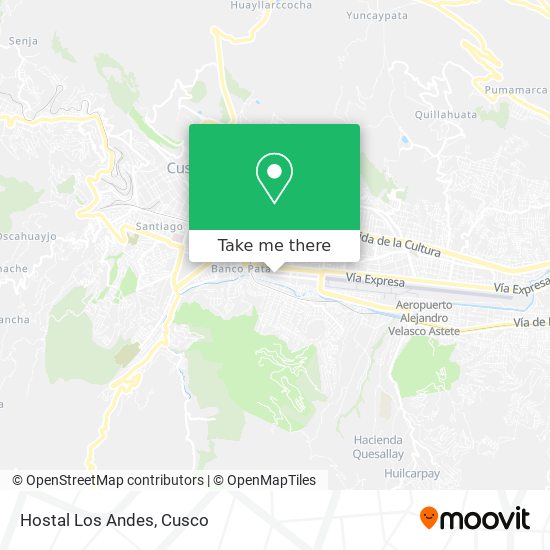 Hostal Los Andes map