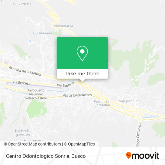 Centro Odontologico Sonrie map