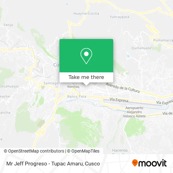 Mr Jeff Progreso - Tupac Amaru map