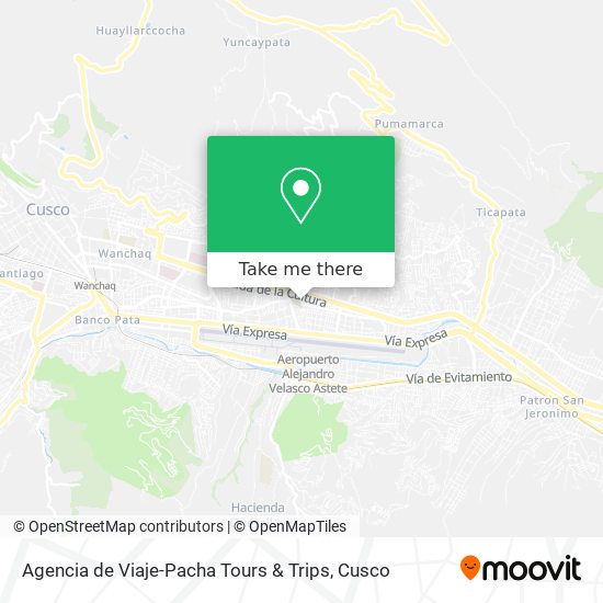 Agencia de Viaje-Pacha Tours & Trips map