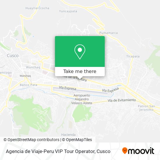 Agencia de Viaje-Peru VIP Tour Operator map