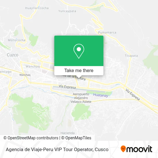 Agencia de Viaje-Peru VIP Tour Operator map