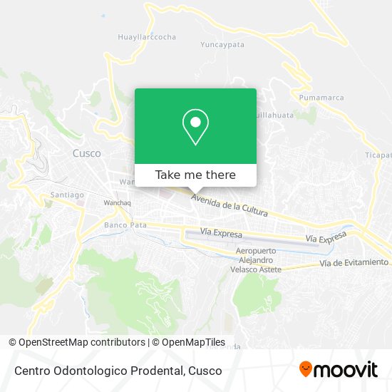 Centro Odontologico Prodental map