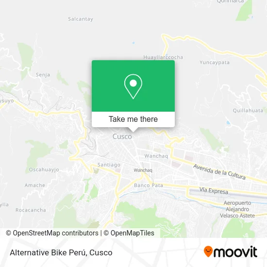 Mapa de Alternative Bike Perú