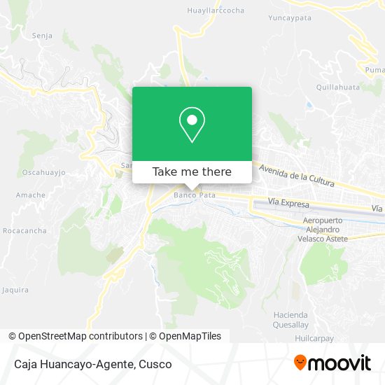 Caja Huancayo-Agente map