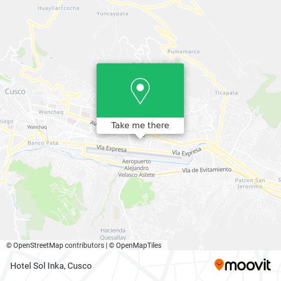 Hotel Sol Inka map