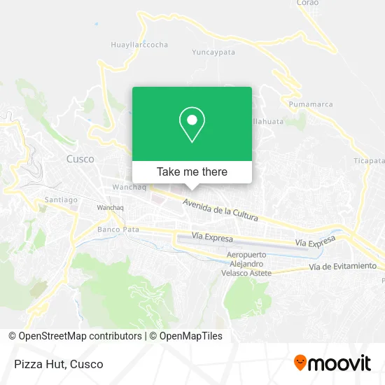 Pizza Hut map
