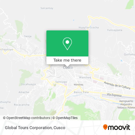 Global Tours Corporation map