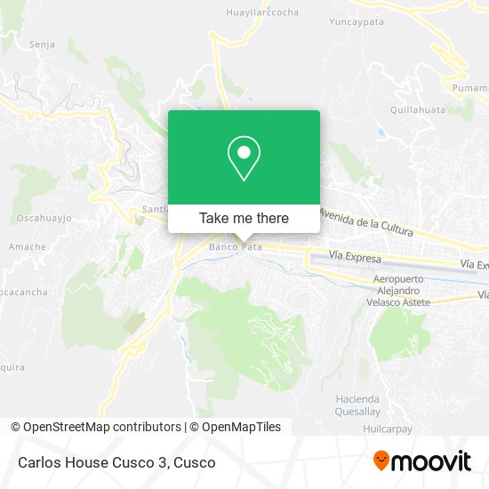 Carlos House Cusco 3 map