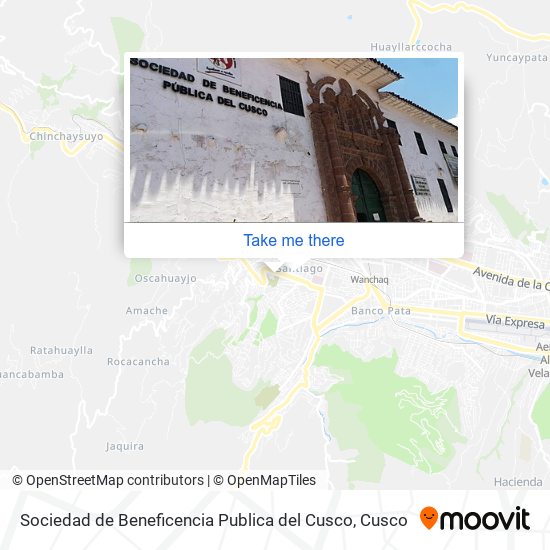 Sociedad de Beneficencia Publica del Cusco map