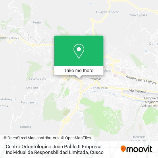 Centro Odontologico Juan Pablo II Empresa Individual de Responsbilidad Limitada map