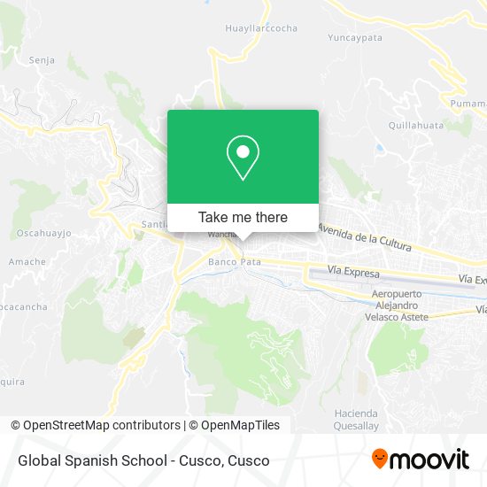 Global Spanish School - Cusco map