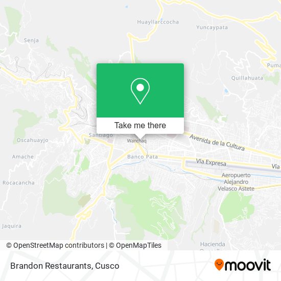 Brandon Restaurants map